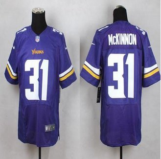 New Minnesota Vikings #31 Jerick McKinnon Purple Team Color Men's Stitched NFL Elite jersey