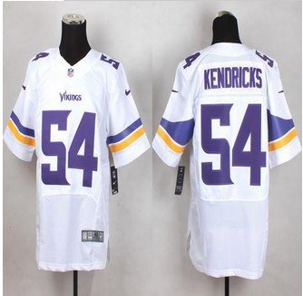 New Minnesota Vikings #54 Eric Kendricks White Men's Stitched NFL Elite Jersey