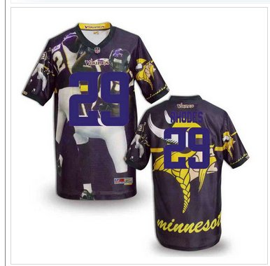 Minnesota Vikings #29 RHODES Men's Stitched NFL Elite Fanatical Version Jersey (4) Minnesota Vikings #29 RHODES Men's Stitched NFL Elite Fanatical Version Jersey (4)