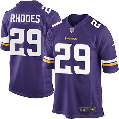 NFL NEW Minnesota Vikings 29 Xavier Rhodes Purple Jerseys(Game)