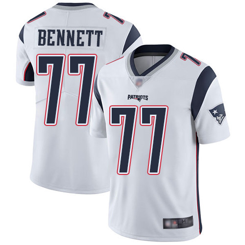 Patriots #77 Michael Bennett White Men's Stitched Football Vapor Untouchable Limited Jersey Patriots #77 Michael Bennett White Men's Stitched Football Vapor Untouchable Limited Jersey