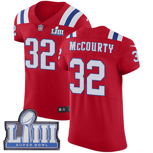Nike Patriots #32 Devin McCourty Red Alternate Super Bowl LIII Bound Men's Stitched NFL Vapor Untouchable Elite Jersey Nike Patriots #32 Devin McCourty Red Alternate Super Bowl LIII Bound Men's Stitched NFL Vapor Untouchable Elite Jersey