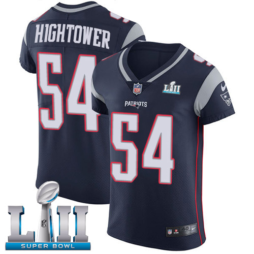 Nike Patriots #54 Dont'a Hightower Navy Blue Team Color Super Bowl LII Men's Stitched NFL Vapor Untouchable Elite Jersey Nike Patriots #54 Dont'a Hightower Navy Blue Team Color Super Bowl LII Men's Stitched NFL Vapor Untouchable Elite Jersey