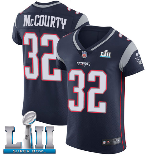 Nike Patriots #32 Devin McCourty Navy Blue Team Color Super Bowl LII Men's Stitched NFL Vapor Untouchable Elite Jersey Nike Patriots #32 Devin McCourty Navy Blue Team Color Super Bowl LII Men's Stitched NFL Vapor Untouchable Elite Jersey