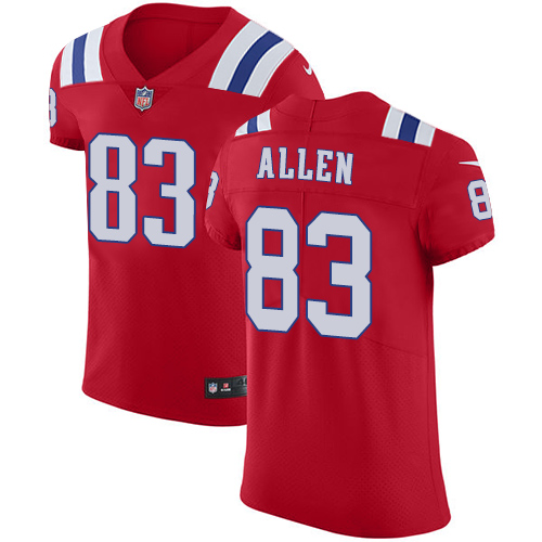 Nike Patriots #83 Dwayne Allen Red Alternate Men's Stitched NFL Vapor Untouchable Elite Jersey Nike Patriots #83 Dwayne Allen Red Alternate Men's Stitched NFL Vapor Untouchable Elite Jersey