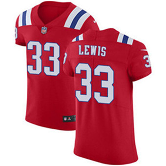 Nike Patriots #33 Dion Lewis Red Alternate Men's Stitched NFL Vapor Untouchable Elite Jersey Nike Patriots #33 Dion Lewis Red Alternate Men's Stitched NFL Vapor Untouchable Elite Jersey