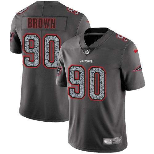 Nike Patriots #90 Malcom Brown Gray Static Men's Stitched NFL Vapor Untouchable Limited Jersey Nike Patriots #90 Malcom Brown Gray Static Men's Stitched NFL Vapor Untouchable Limited Jersey