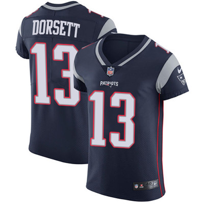 Nike Patriots #13 Phillip Dorsett Navy Blue Team Color Men's Stitched NFL Vapor Untouchable Elite Jersey Nike Patriots #13 Phillip Dorsett Navy Blue Team Color Men's Stitched NFL Vapor Untouchable Elite Jersey