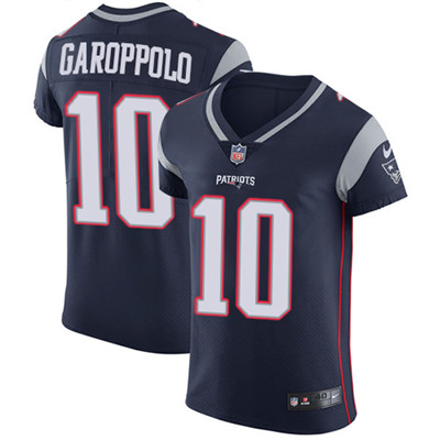 Nike Patriots #10 Jimmy Garoppolo Navy Blue Team Color Men's Stitched NFL Vapor Untouchable Elite Jersey Nike Patriots #10 Jimmy Garoppolo Navy Blue Team Color Men's Stitched NFL Vapor Untouchable Elite Jersey