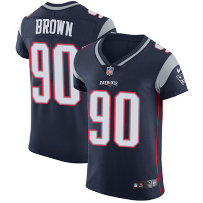 Nike Patriots #90 Malcom Brown Navy Blue Team Color Men's Stitched NFL Vapor Untouchable Elite Jersey Nike Patriots #90 Malcom Brown Navy Blue Team Color Men's Stitched NFL Vapor Untouchable Elite Jersey