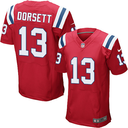 Nike Patriots #13 Phillip Dorsett Red Alternate Men's Stitched NFL Elite Jersey Nike Patriots #13 Phillip Dorsett Red Alternate Men's Stitched NFL Elite Jersey