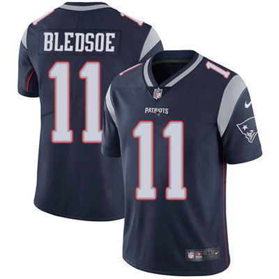 Nike Patriots #11 Drew Bledsoe Navy Blue Team Color Men's Stitched NFL Vapor Untouchable Limited Jersey Nike Patriots #11 Drew Bledsoe Navy Blue Team Color Men's Stitched NFL Vapor Untouchable Limited Jersey
