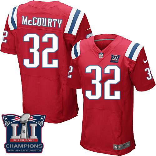 Nike Patriots #32 Devin McCourty Red Alternate Super Bowl LI Champions Men's Stitched NFL Elite Jersey Nike Patriots #32 Devin McCourty Red Alternate Super Bowl LI Champions Men's Stitched NFL Elite Jersey