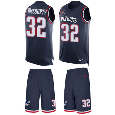 Nike Patriots #32 Devin McCourty Navy Blue Team Color Men's Stitched NFL Limited Tank Top Suit Jersey Nike Patriots #32 Devin McCourty Navy Blue Team Color Men's Stitched NFL Limited Tank Top Suit Jersey