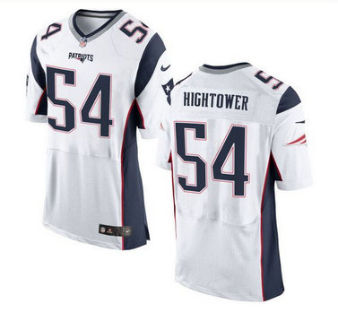Nike New England Patriots #54 Dont'a Hightower White Men's Stitched NFL New Elite Jersey Nike New England Patriots #54 Dont'a Hightower White Men's Stitched NFL New Elite Jersey