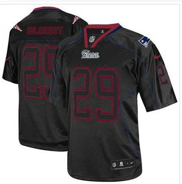 New New England Patriots #29 LeGarrette Blount Lights Out Black NFL Elite Jersey