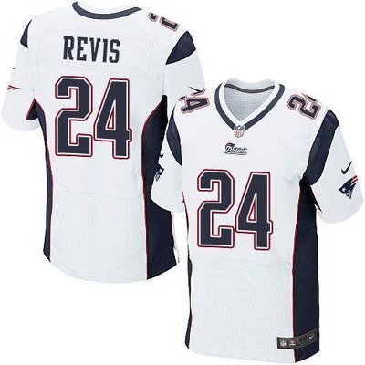 New England Patriots #24 Darrelle Revis White Team Color NFL Elite Jersey New England Patriots #24 Darrelle Revis White Team Color NFL Elite Jersey