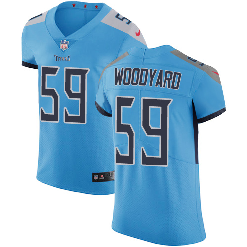 Nike Titans #59 Wesley Woodyard Light Blue Team Color Men's Stitched NFL Vapor Untouchable Elite Jersey Nike Titans #59 Wesley Woodyard Light Blue Team Color Men's Stitched NFL Vapor Untouchable Elite Jersey