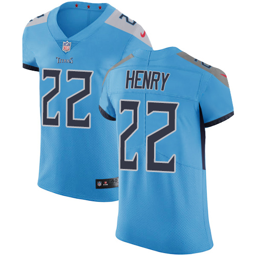 Nike Titans #22 Derrick Henry Light Blue Team Color Men's Stitched NFL Vapor Untouchable Elite Jersey Nike Titans #22 Derrick Henry Light Blue Team Color Men's Stitched NFL Vapor Untouchable Elite Jersey