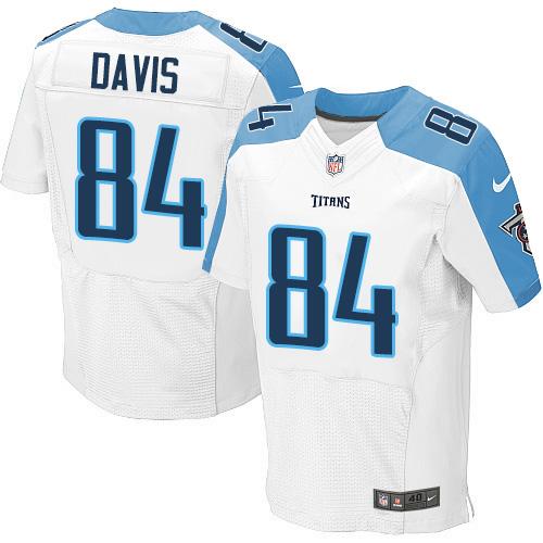 Nike Titans #84 Corey Davis White Men's Stitched NFL Elite Jersey Nike Titans #84 Corey Davis White Men's Stitched NFL Elite Jersey
