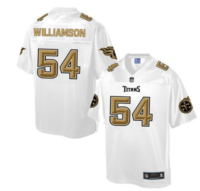 Nike Titans #54 Avery Williamson White Men's NFL Pro Line Fashion Elite Jersey