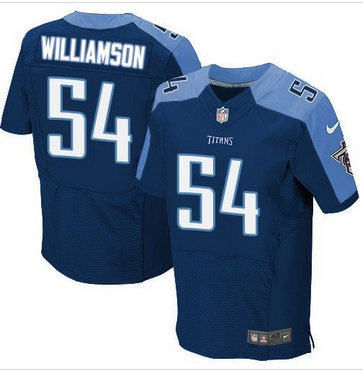 Nike Tennessee Titans #54 Avery Williamson Navy Blue Alternate Men's Stitched NFL Elite Jersey