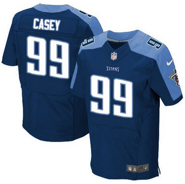 Nike Tennessee Titans #99 Jurrell Casey Navy Blue Alternate Men's Stitched NFL Elite Jersey