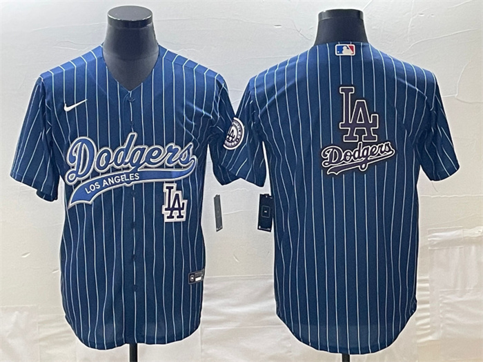 Men's Los Angeles Dodgers Blue Team Big Logo With Patch Cool Base Stitched Baseball Jerseys Men's Los Angeles Dodgers Blue Team Big Logo With Patch Cool Base Stitched Baseball Jerseys