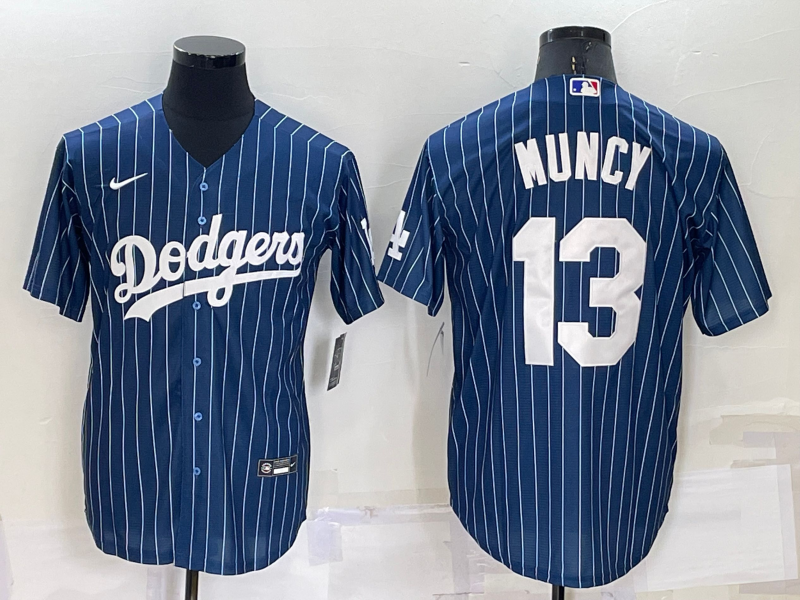 Men's Los Angeles Dodgers #13 Max Muncy Navy Cool Base Stitched Baseball Jersey Men's Los Angeles Dodgers #13 Max Muncy Navy Cool Base Stitched Baseball Jersey