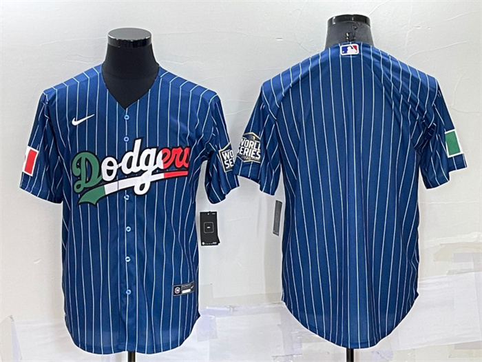 Men's Los Angeles Dodgers Blank Royal Mexico Cool Base Stitched Baseball Jersey Men's Los Angeles Dodgers Blank Royal Mexico Cool Base Stitched Baseball Jersey