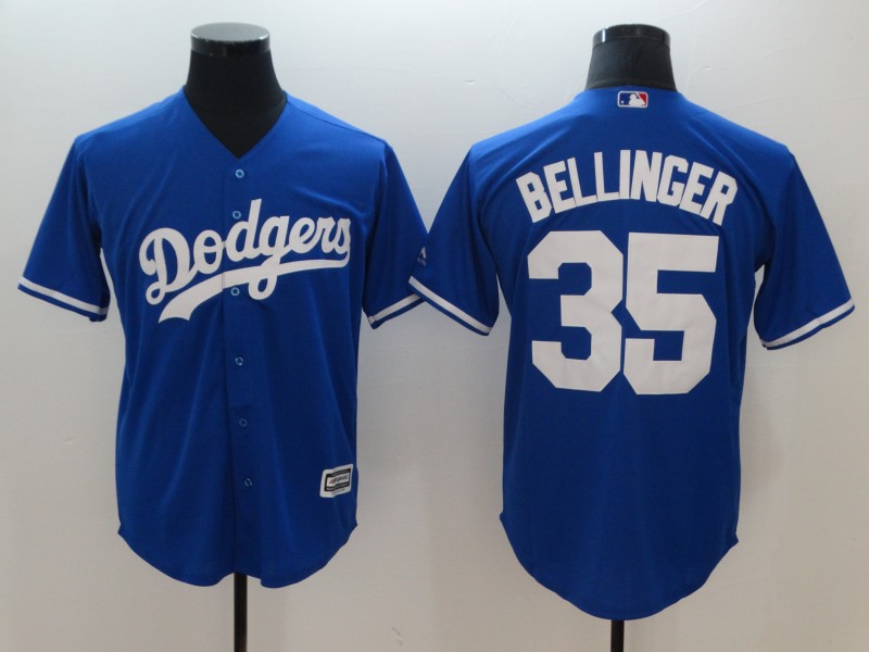 Dodgers #35 Cody Bellinger Blue Cool Base Jersey