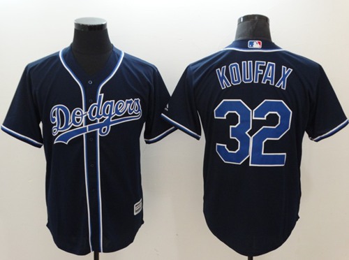 Dodgers #32 Sandy Koufax Navy Blue New Cool Base Stitched MLB Jersey Dodgers #32 Sandy Koufax Navy Blue New Cool Base Stitched MLB Jersey