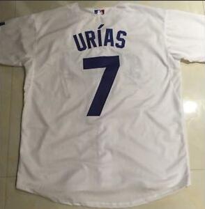 Los Angeles Dodgers#7 Julio Urias Authentic White Jersey