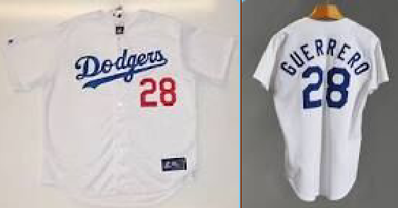 Los Angeles Dodgers 28 PEDRO GUERRERO mens White jersey