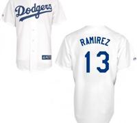 Los Angeles Dodgers Hanley Ramirez #13 Home white Jersey