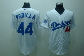 Los Angeles Dodgers 44 Padilla White Jerseys Cool base Stitched MLB Jersey