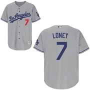 Los Angeles Dodgers Ja7 Road Jersey grey