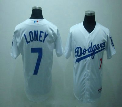 MLB Jerseys Los Angeles Dodgers 7# LONEY White MLB Jerseys Los Angeles Dodgers 7# LONEY White