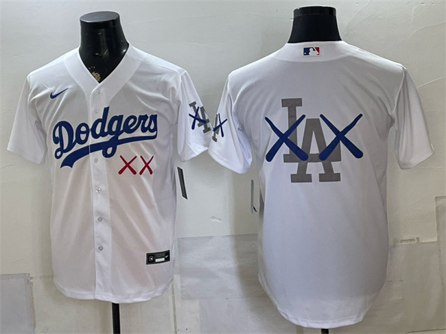Men's Los Angeles Dodgers White Vapor Premier Limited Stitched Baseball Jersey Men's Los Angeles Dodgers White Vapor Premier Limited Stitched Baseball Jersey