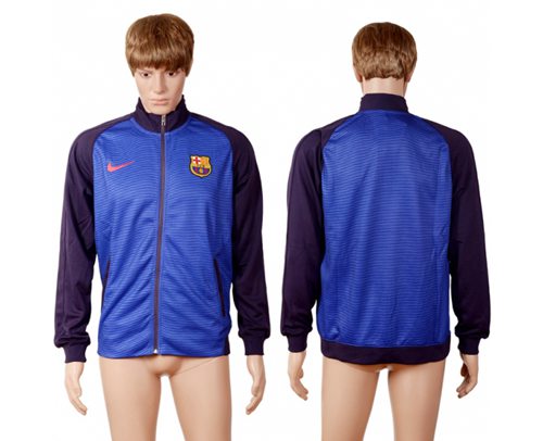 Barcelona Soccer Jackets Purple