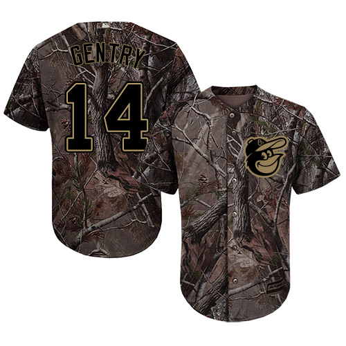 Orioles #14 Craig Gentry Camo Realtree Collection Cool Base Stitched Baseball Jersey Orioles #14 Craig Gentry Camo Realtree Collection Cool Base Stitched Baseball Jersey