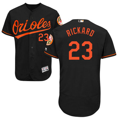 Orioles #23 Joey Rickard Black Flexbase Authentic Collection Stitched MLB Jersey Orioles #23 Joey Rickard Black Flexbase Authentic Collection Stitched MLB Jersey