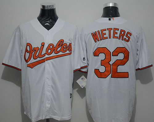 Orioles #32 Matt Wieters White New Cool Base Stitched MLB Jersey Orioles #32 Matt Wieters White New Cool Base Stitched MLB Jersey