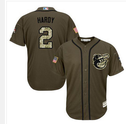 Orioles #2 J.J. Hardy Green Salute to Service Stitched MLB Jersey Orioles #2 J.J. Hardy Green Salute to Service Stitched MLB Jersey