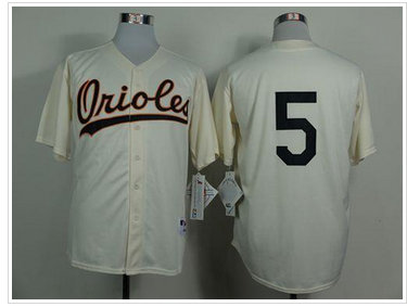 Baltimore Orioles #5 Brooks Robinson Cream 1954 Turn Back The Clock Stitched Baseball Jersey Baltimore Orioles #5 Brooks Robinson Cream 1954 Turn Back The Clock Stitched Baseball Jersey