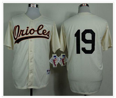 Baltimore Orioles #19 Chris Davis Cream 1954 Turn Back The Clock Stitched Baseball Jersey Baltimore Orioles #19 Chris Davis Cream 1954 Turn Back The Clock Stitched Baseball Jersey
