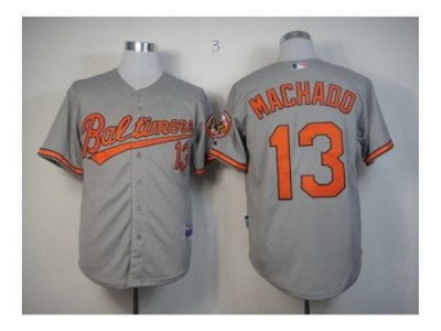 MLB Jerseys Baltimore Orioles #13 Machado Grey Jerseys MLB Jerseys Baltimore Orioles #13 Machado Grey Jerseys