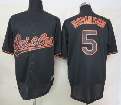 MLB baltimore orioles 5 Robinson Black Fashion Jerseys MLB baltimore orioles 5 Robinson Black Fashion Jerseys