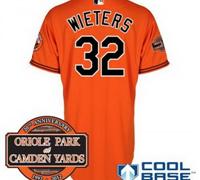 Baltimore Orioles 32# Matt Wieters Orange Cool Base MLB Jersey W 20th Anniversary Patch