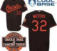 Baltimore Orioles 32# Matt Wieters Black Cool Base MLB Jersey W 20th Anniversary Patch